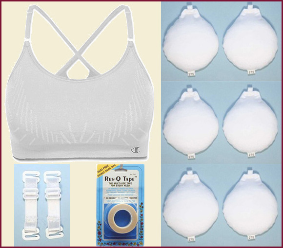 Purlz Breast Sizing System 36B to 36C or 36D