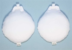 600cc Breast Implants: Twin Set of tester implants - Click Image to Close